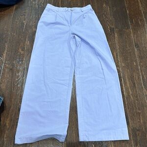 Princess Polly purple wide leg trousers, size 4